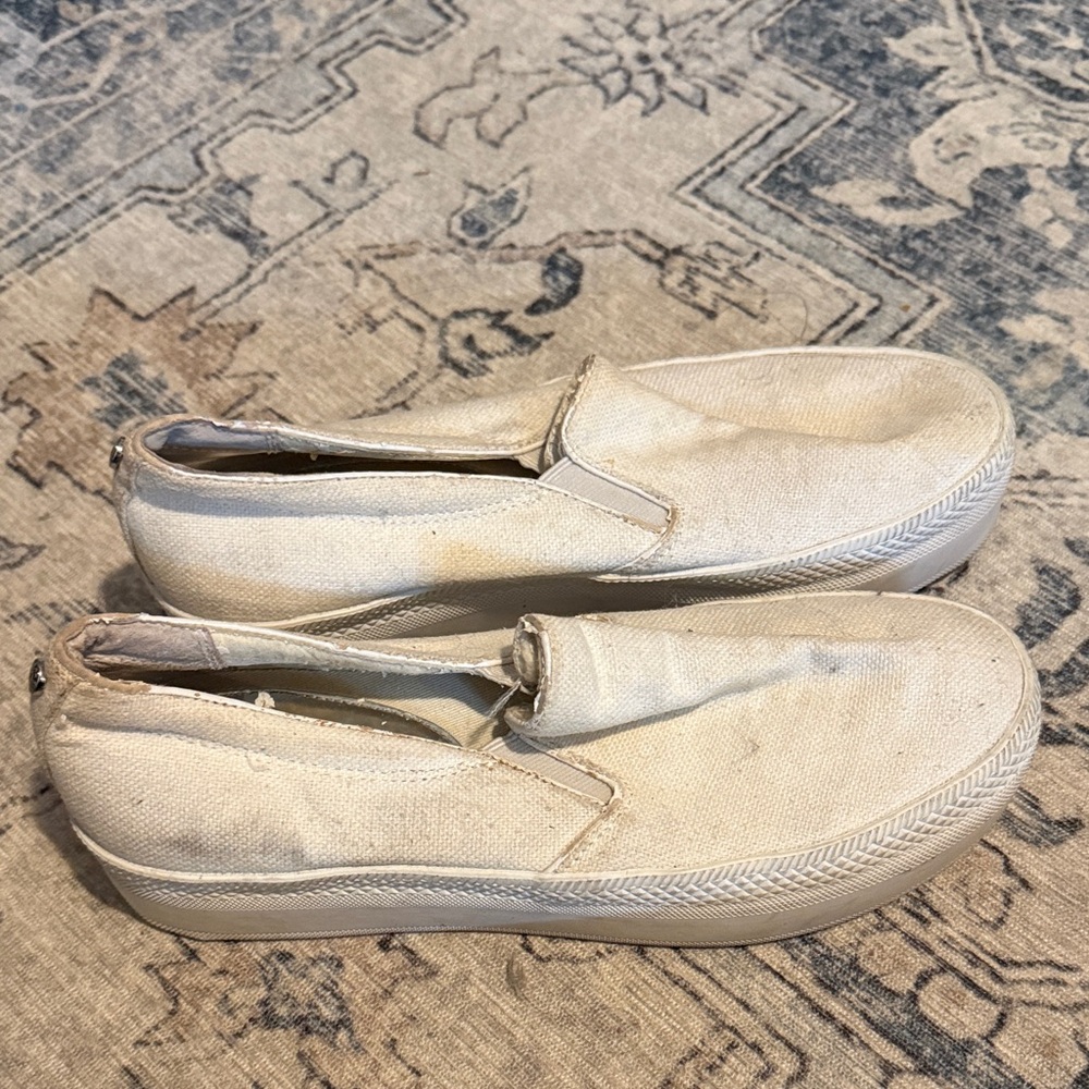 Michael Kors Beige Slip-On Shoes